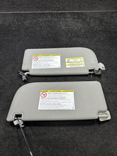 2022 Ford F250 Front Left & Right Side Sun Visors Set OEM Gray