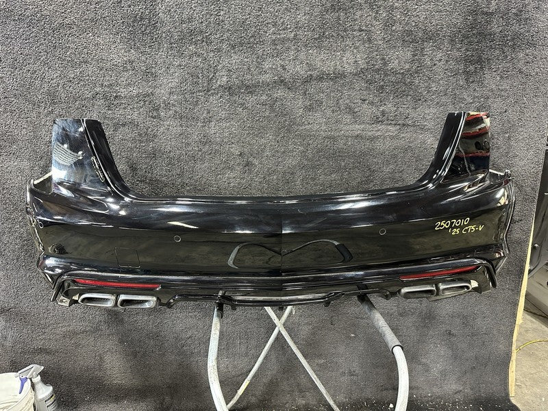 2025 Cadillac CT5 V Series OEM Rear Bumper Complete Assembly BLACK RAVEN