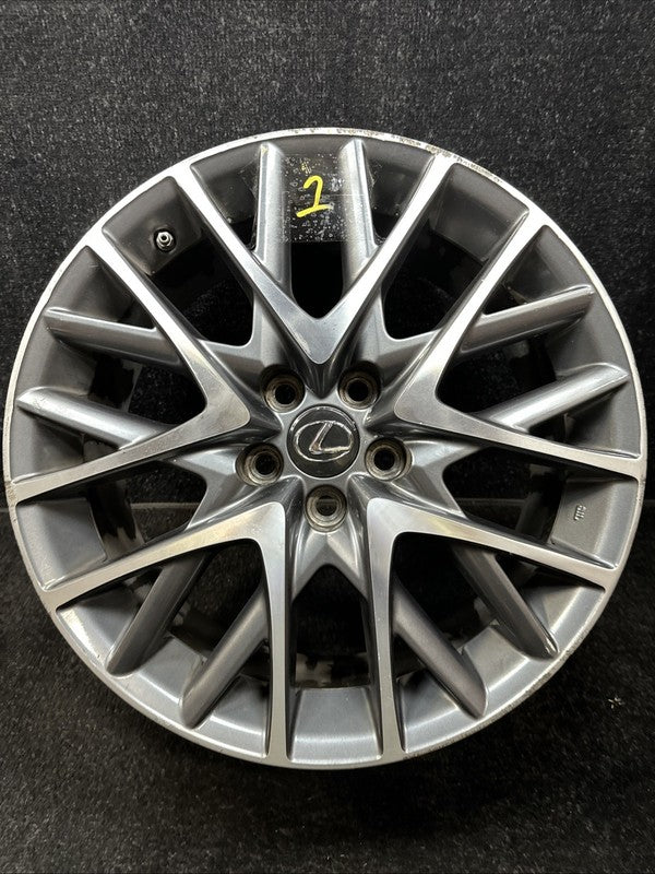 4261124610 2016-2018 Lexus RC300 19” Factory Rim FRONT 19x8 OEM 4261124610 *DAMAGED*