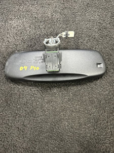 2004 Volvo S40 Interior Rear View Mirror W/ Auto Dim Compass OEM