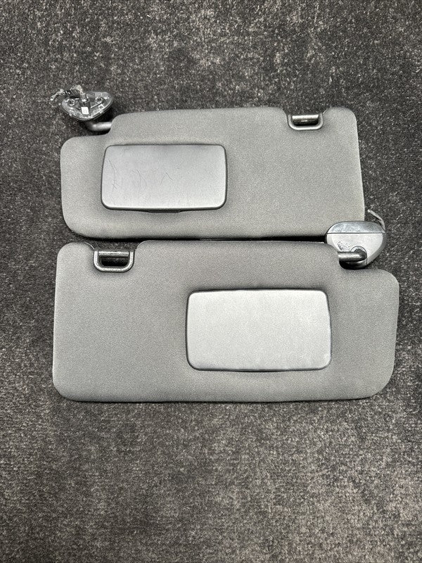 2016 Subaru WRX STI Sun Visors Assembly Set LH & RH Black OEM