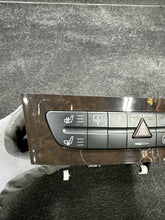 2007 Mercedes CLS550 Hazard Switch Control Panel Dark Wood Grain OEM