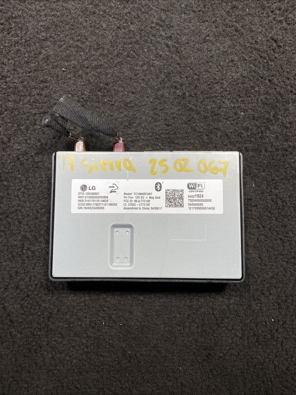 84221924 2017 GMC Sierra 2500 Denali Communication Telematics Control Module OEM 84221924