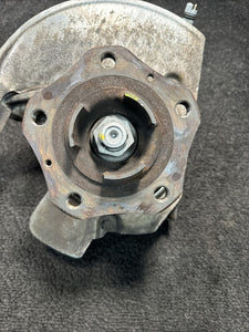 99734165705 2008 Porsche Boxster 987 Front Left Spindle Knuckle Wheel Hub OEM 99734165705