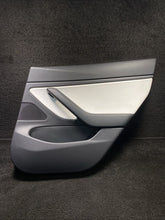 2019 Tesla Model 3 Rear Right Door Panel Assembly Black/ White OEM