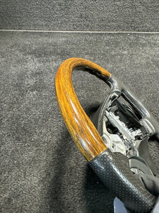 HJB9181FBLEG 1998 Jaguar XJR Leather Wood Steering Driver Wheel OEM HJB9181FBLEG