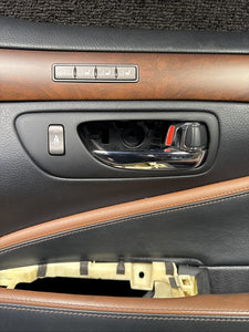 2011 Lexus LS460 Front Right Door Panel Assembly OEM Black