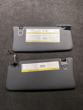 2022 Jeep Compass Front Left & Right Sun Visors Black W/ Mirror OEM
