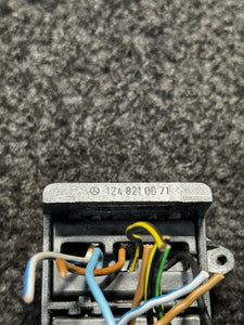 1248210071 1990 Mercedes 300E Hazard Rear Headrest Defrost Control Switches OEM 1248210071