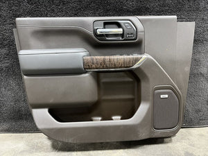 2020 GMC Sierra 2500 3500 Denali Interior Door Card Panels Set Walnut with Ash
