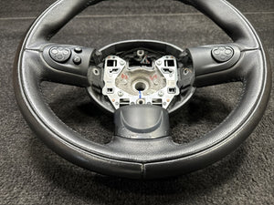 2011 Mini Cooper Steering Driver Wheel W/ Controls Black Leather OEM