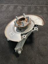 1044411-00-F 17-23 Tesla Model 3 Rear Left Knuckle Spindle Hub & Dust Shield OEM 1044411-00-F