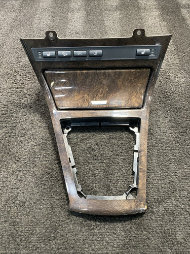 3411706 2007 BMW X3 Center Console Wood Trim Bezel W Ash Tray OEM 3411706
