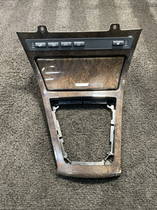3411706 2007 BMW X3 Center Console Wood Trim Bezel W Ash Tray OEM 3411706