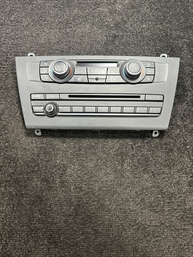 9252738 2011 BMW X3 AC Heater Climate Control & Radio Control Panel OEM 9252738