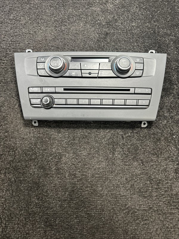 9252738 2011 BMW X3 AC Heater Climate Control & Radio Control Panel OEM 9252738