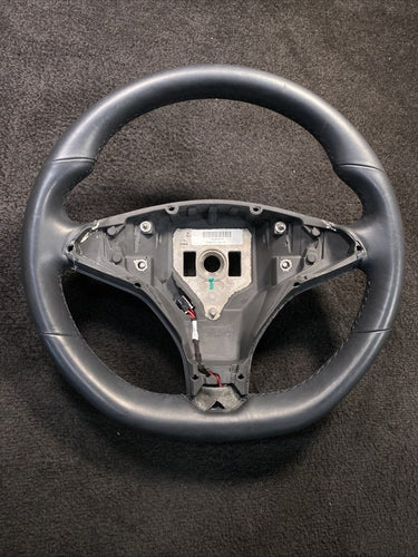 1036774-00-D 2012-2020 Tesla Model X/S Driver Steering Wheel Black Assembly OEM 1036774-00-D