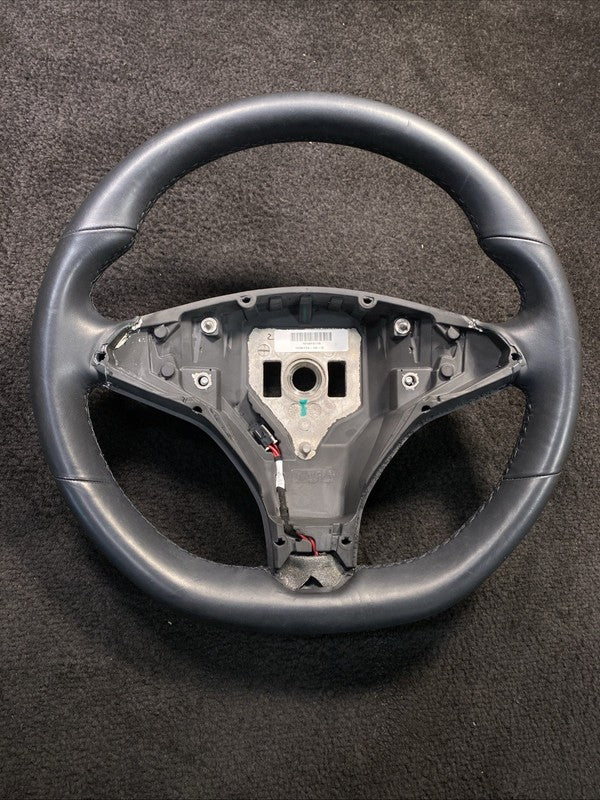 1036774-00-D 2012-2020 Tesla Model X/S Driver Steering Wheel Black Assembly OEM 1036774-00-D