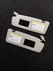 2009-2012 Audi Q5 Left & Right Sun Visor Set OEM