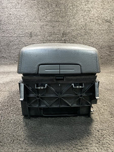 7L6863762 06-10 Volkswagen Touareg Center Console Storage Lid Armrest Gray OEM 7L6863762