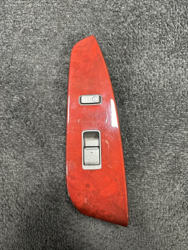 2010 Lexus LS460 Right Passenger Side Window Switch W/ Wood Trim Bezel OEM