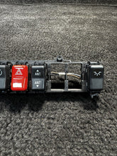 1248210071 1990 Mercedes 300E Hazard Rear Headrest Defrost Control Switches OEM 1248210071