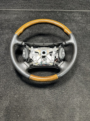 HJB9181FBLEG 1998 Jaguar XJR Leather Wood Steering Driver Wheel OEM HJB9181FBLEG