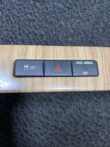 BL8T-18A802-DD 11-12 Ford F150 Radio Face Climate Control Panel Wood Grain OEM BL8T-18A802-DD