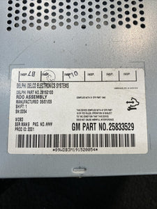25833529 2009-2011 Chevy HHR Radio Stereo CD Player Receiver OEM 25833529