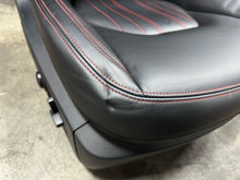 2017 Maserati Levante Complete Black Leather with Red Stitch Seats Kit Set