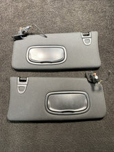 2022 Jeep Compass Front Left & Right Sun Visors Black W/ Mirror OEM