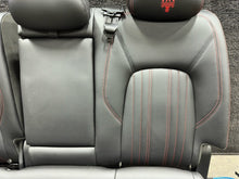 2017 Maserati Levante Complete Black Leather with Red Stitch Seats Kit Set