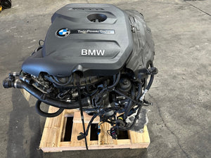  17-19 BMW 230 330 2.0L Complete Engine Assembly 65k miles AWD B46B20