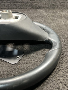 100527900D 2013-2020 Tesla Model S Steering Driver Wheel Black Leather OEM 100527900D