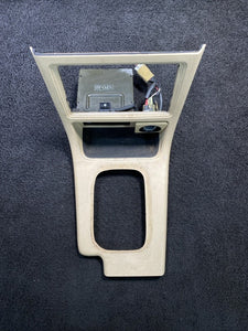 1991-1995 Acura Legend Center Console Dash Radio Shifter Trim Bezel OEM TAN