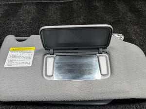 1997-2004 Nissan Pathfinder Dual Sun Visor Set Cloth Gray OEM