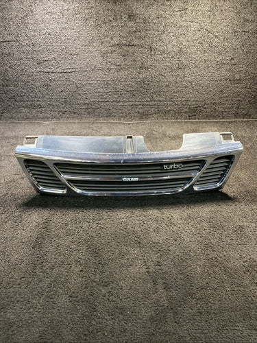 1994-1998 Saab 900 Turbo Front Bumper Grille Grill Chrome OEM