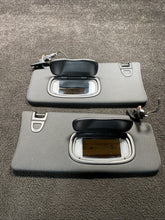 2022 Jeep Compass Front Left & Right Sun Visors Black W/ Mirror OEM