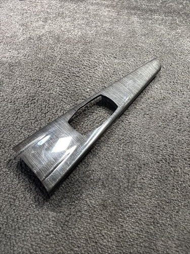 9232083 2017 BMW 330i Center Console Trim Cover Black Wood Grain OEM 9232083