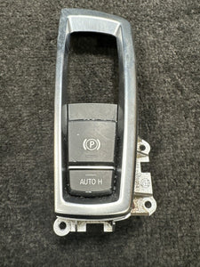 9217594 2011 BMW 528i 5 Series Emergency Park Brake Switch W/ Trim OEM 9217594