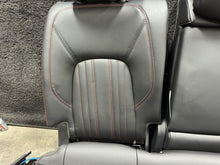 2017 Maserati Levante Complete Black Leather with Red Stitch Seats Kit Set