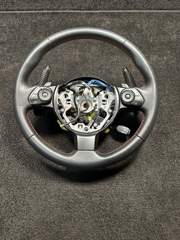 2023 Subaru BRZ Steering Driver Wheel W/ Paddle Shifters OEM Black