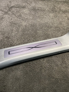 1105145-00-B 16-20 Tesla Model X Rear Left Driver Side Door Sill Trim Cover OEM 1105145-00-B