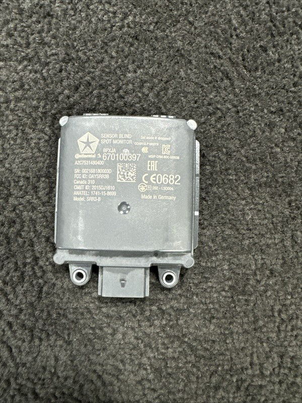 670100397 2017 Maserati Ghibli Rear LH Or RH Side Blind Spot Sensor Module OEM 670100397