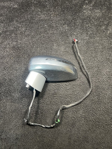 2009 Audi TTS Left Driver Power Door Mirror OEM Aluminum
