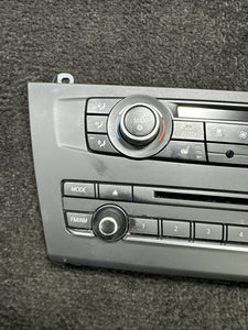9252738 2011 BMW X3 AC Heater Climate Control & Radio Control Panel OEM 9252738