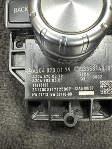 A2048700179 12 Mercedes C250 Console Head Unit Controller Knob Multi Switch OEM A2048700179