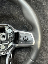 874764606 2023 BMW X1 M-Sport Steering Driver Wheel W/ Paddle Shifters OEM Black Leather