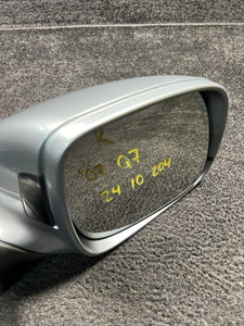 2007 Audi Q7 Right Side Power Door Mirror Heated W/ Blind Spot OEM Gray