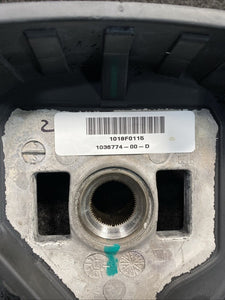 1036774-00-D 2012-2020 Tesla Model X/S Driver Steering Wheel Black Assembly OEM 1036774-00-D